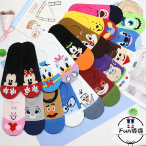 韓國襪子 迪士尼 隱形襪 [K40001]