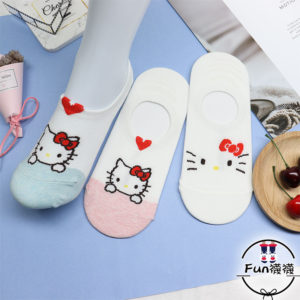 韓國襪子 Hello Kitty 凱蒂貓 隱形襪 [K40010]